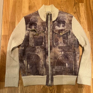 Gran Sasso Cardigan - Gran Sasso Cardigan Size XL Cond 8/10 Size XL 100% real lamb skin, alcantara and wool  I can provide receipt for authenticity.