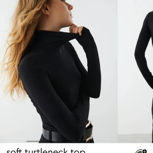 Svart tajt turtleneck - Frpn Gina i storlek s. Formar kroppen jätte fint. nypris 200kr säljer för 89kr