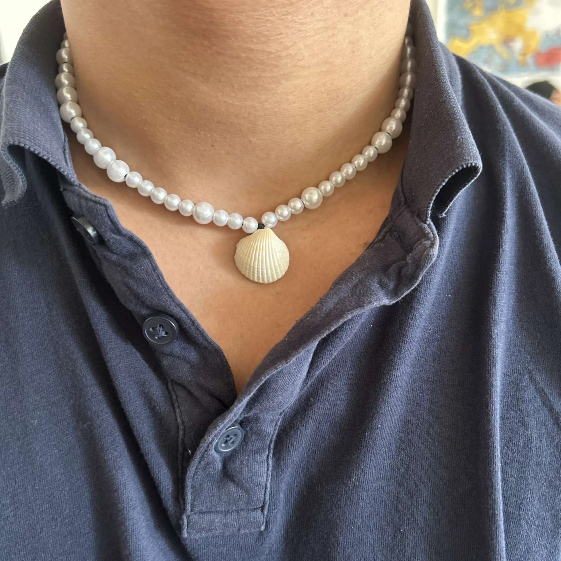 Äkta snäckhalsband - 91