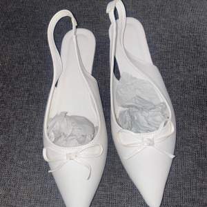 Fina oanvända ballerina skor med spetsig tå💕