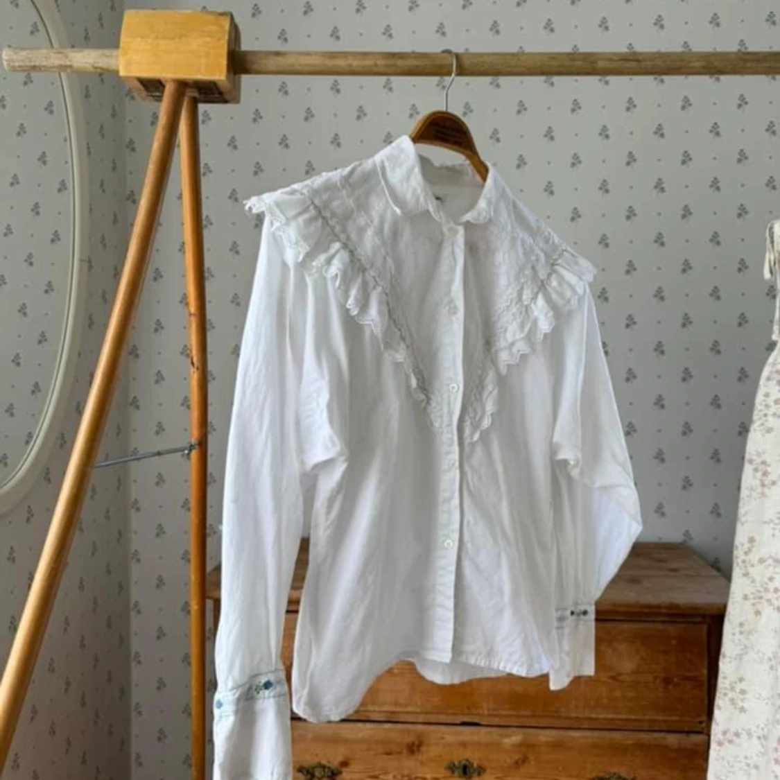 Skjorta, blus poplinblus  - 90