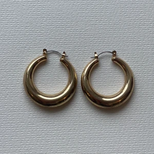 Guldfärgade örhängen - Guldfärgade örhängen