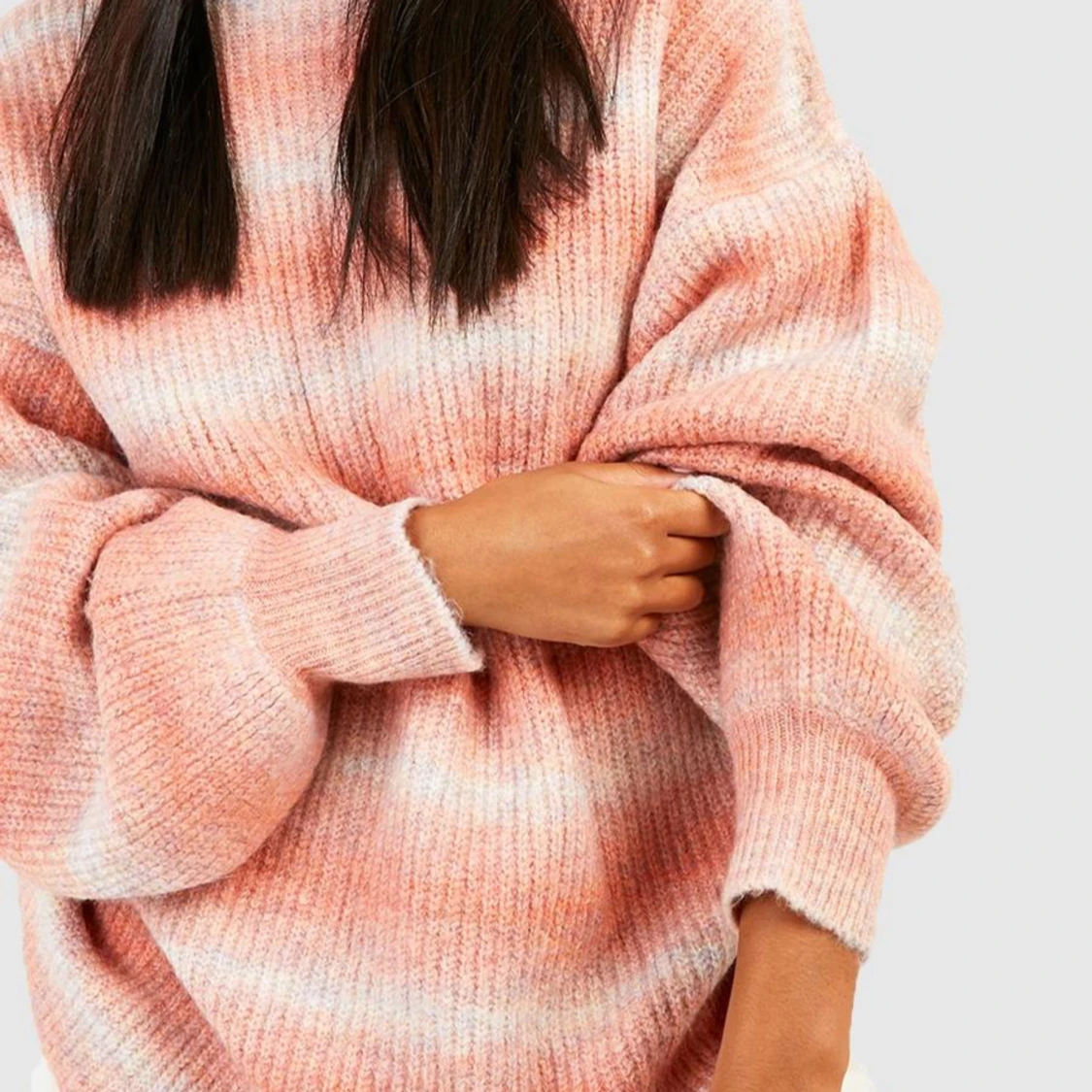 Oversized stickad tröja - 90