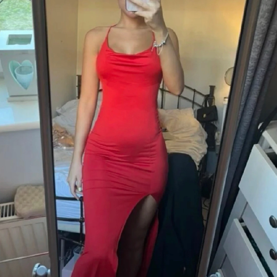 röd balklänning - 90