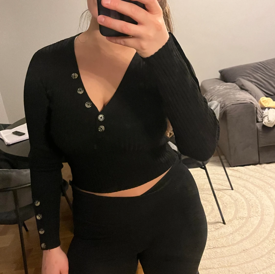 Tröja med knappar - 90