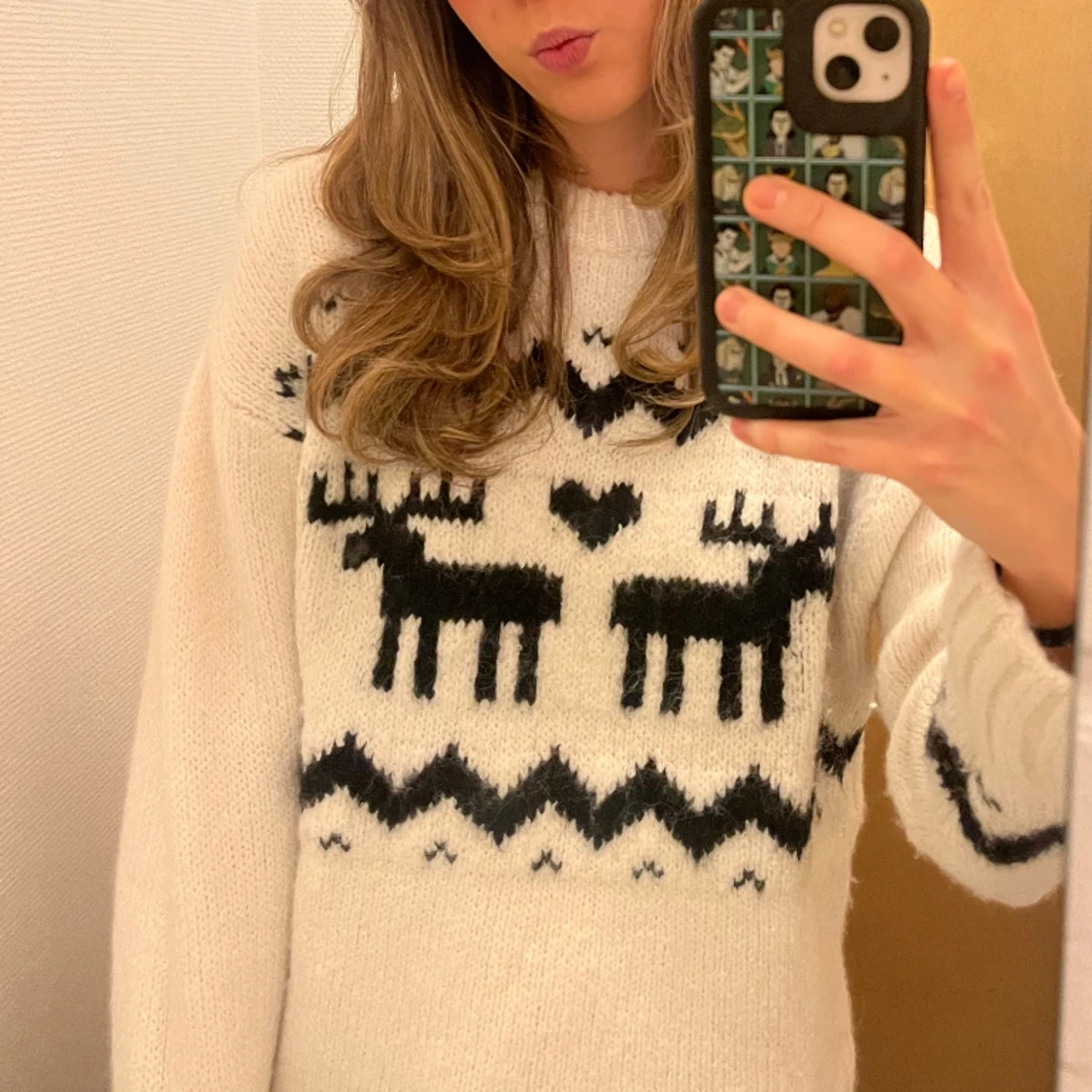 vinters perfekta stickade tröja