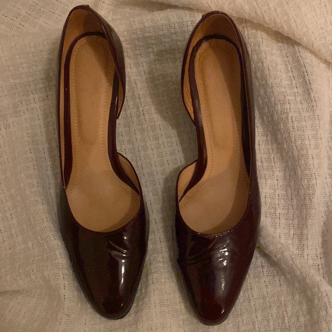 Vinröda klackskor - 90