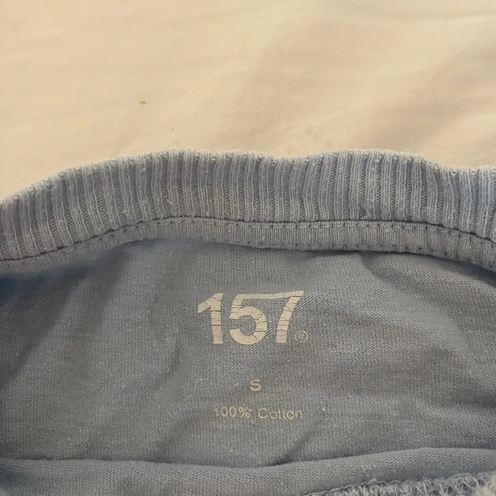 Fin ljusblå tröja från Lager 157 i storlek S💗 Använd typ 5 gånger men inget tecken på användning🫶🏼. T-shirts.