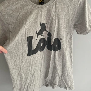 Fin t-shirt från Lois😍 - Säljer denna fina grå t-shirten från Lois i storlek L.  Jag skulle säga att den är mer som en s/m. Säljer då den inte kommer till användning och är använd ett fåtal gånger💗