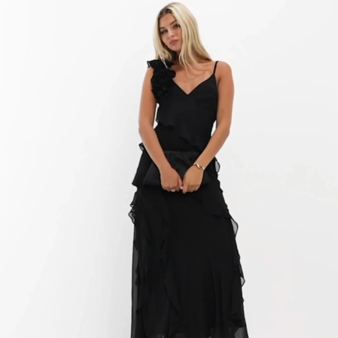 Svart bal/fest klänning