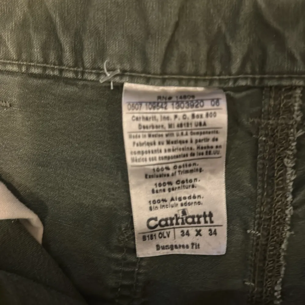  gröna vintage carhartT jeans. Jeans & Byxor.