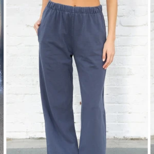 Mjukisbyxor - Anastasia sweatpants från Brandy melville i mörkblå färg, de är sparsamt använda! Använd gärna köp nu och hör av dig om du har frågor <3 (köpta för 560 kr)