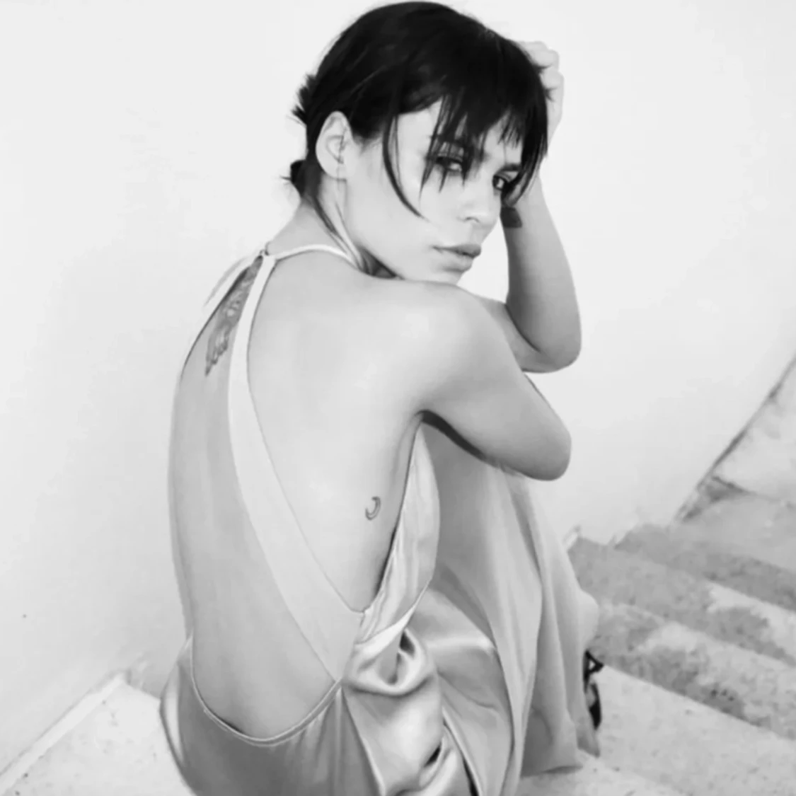 Isblå klänning - 90