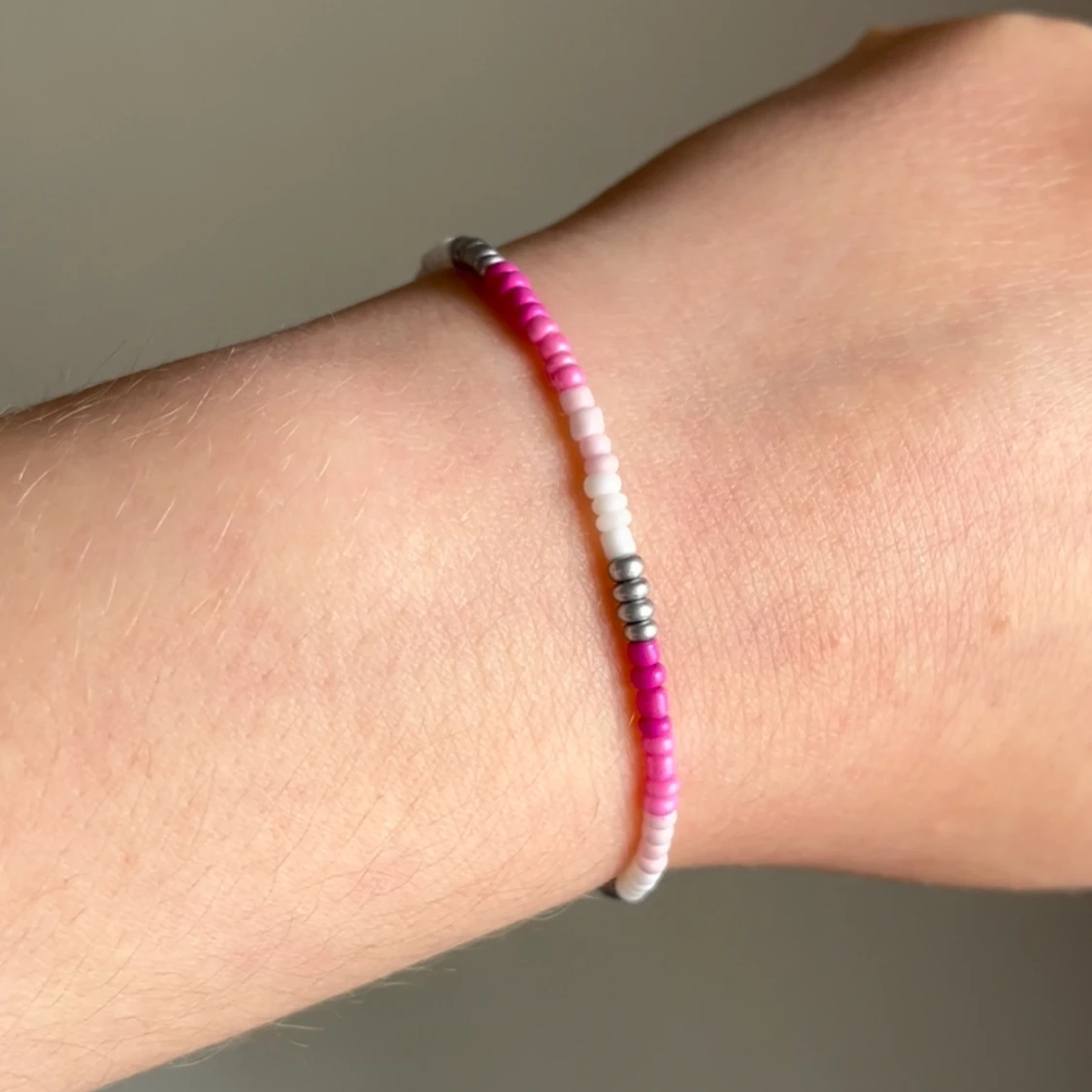 Luxury pink bracelet