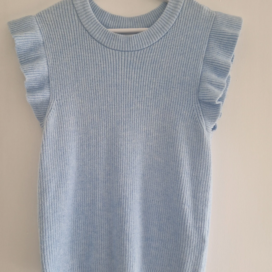 Himmelsblå Stickad top Vila, XS