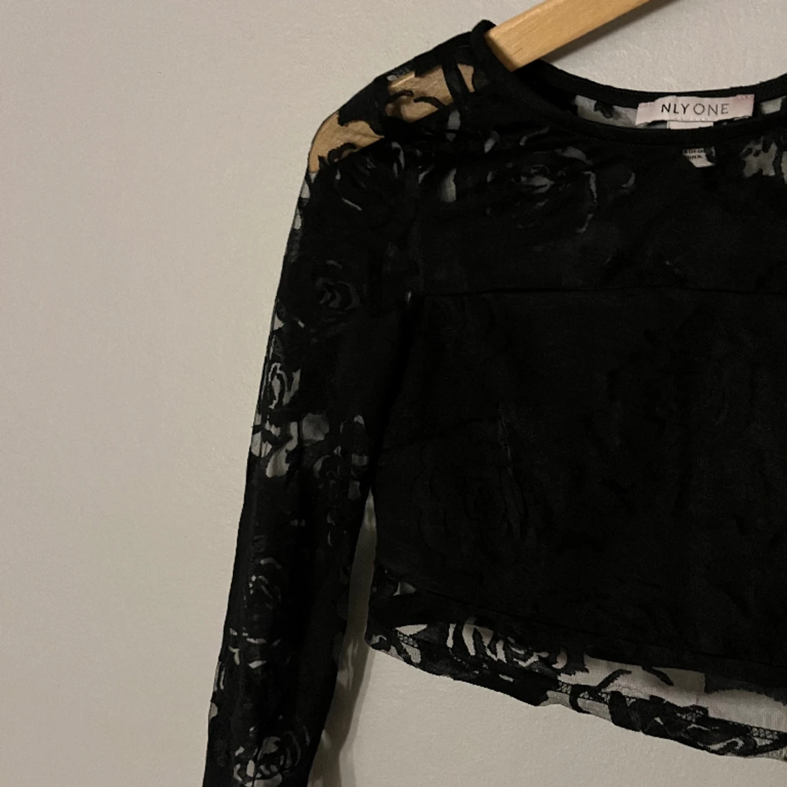 Fin långärmad svart topp!🤍 - 91