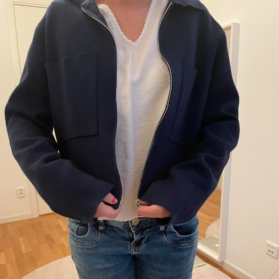 Jättefin vårjacka - 90