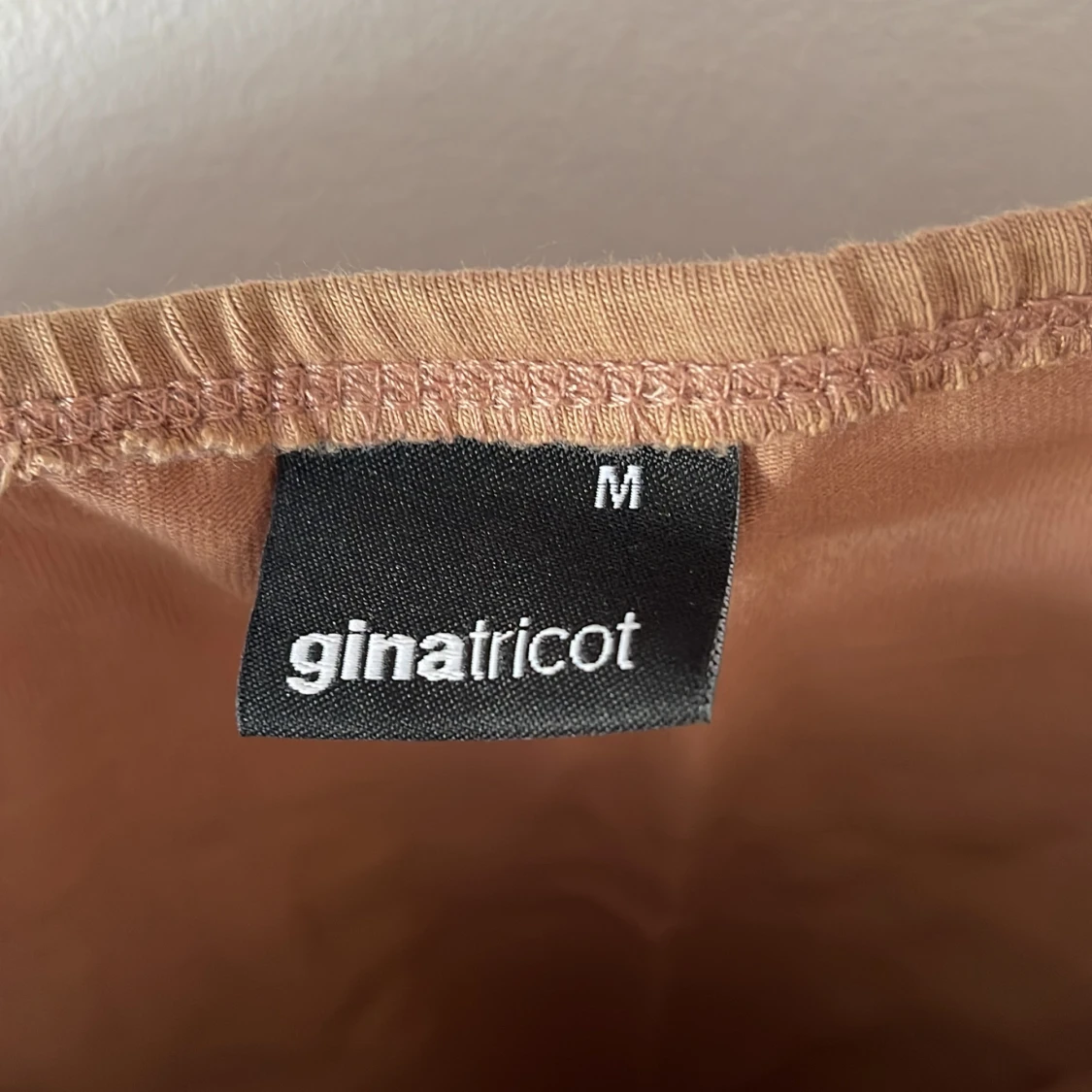 kort brunt linne - 90