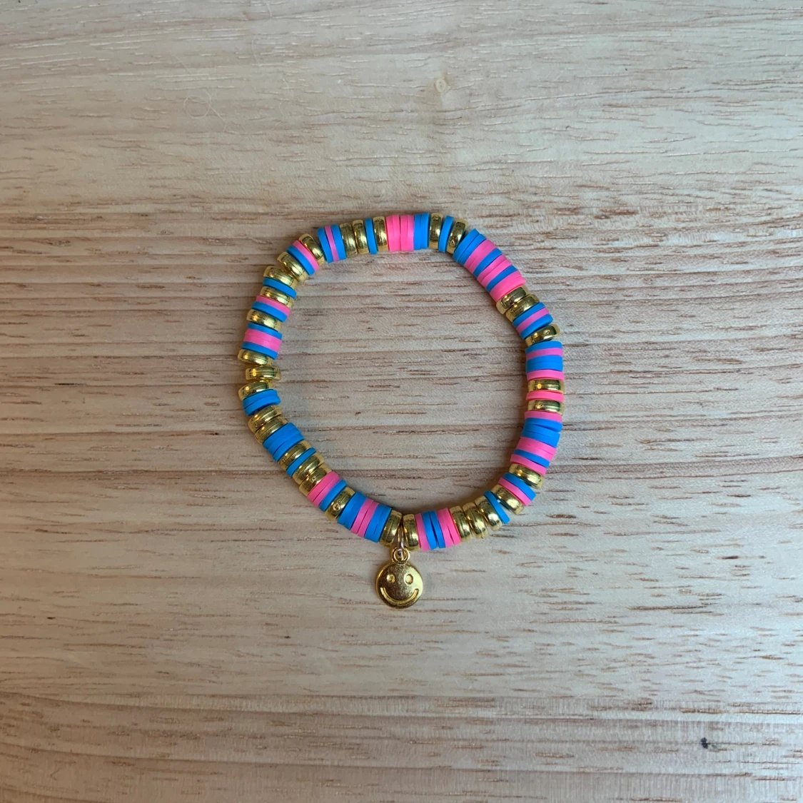 🩷Rosa och blått armband 💙