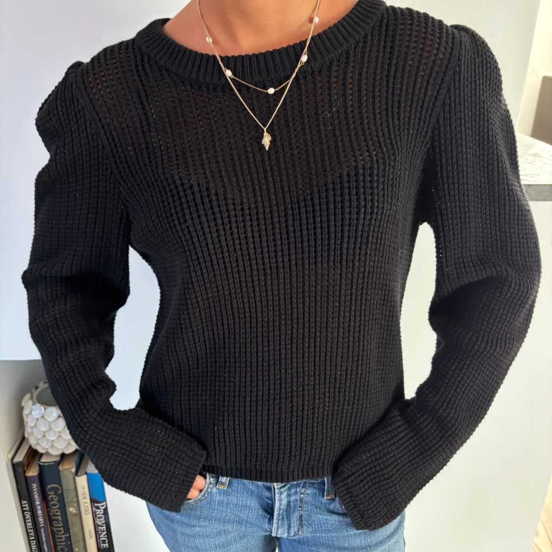 Cool stickad tröja  - 91