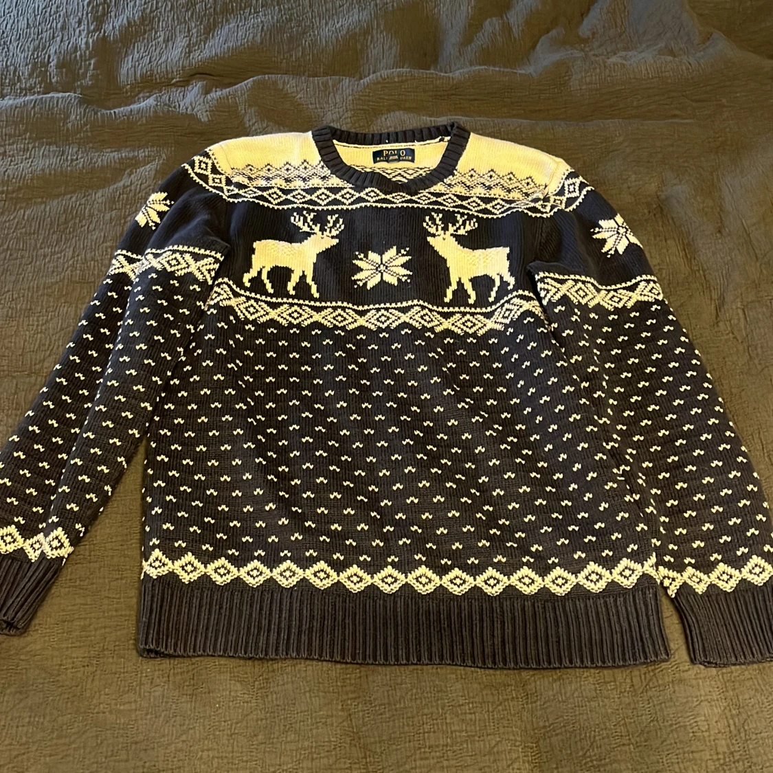 Stickad Ralph lauren tröja 