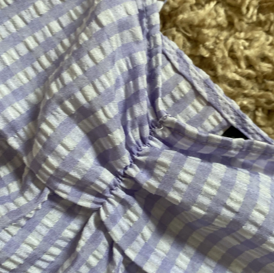 Ljuslila randig klänning från H&M Divided - 92