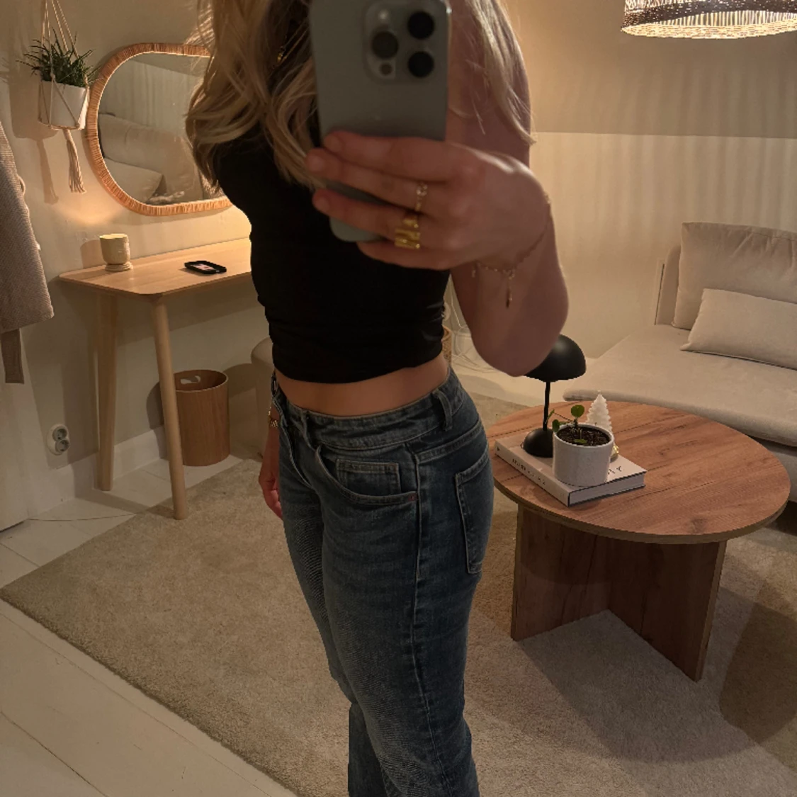 Lågmidjade jeans - 90