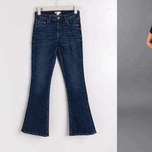 Dessa slutsålda jeans från Gina Tricot 💗 Andvända men i bra skick och färgen har blivit lite urtvättad men absolut inget man märker💗💗