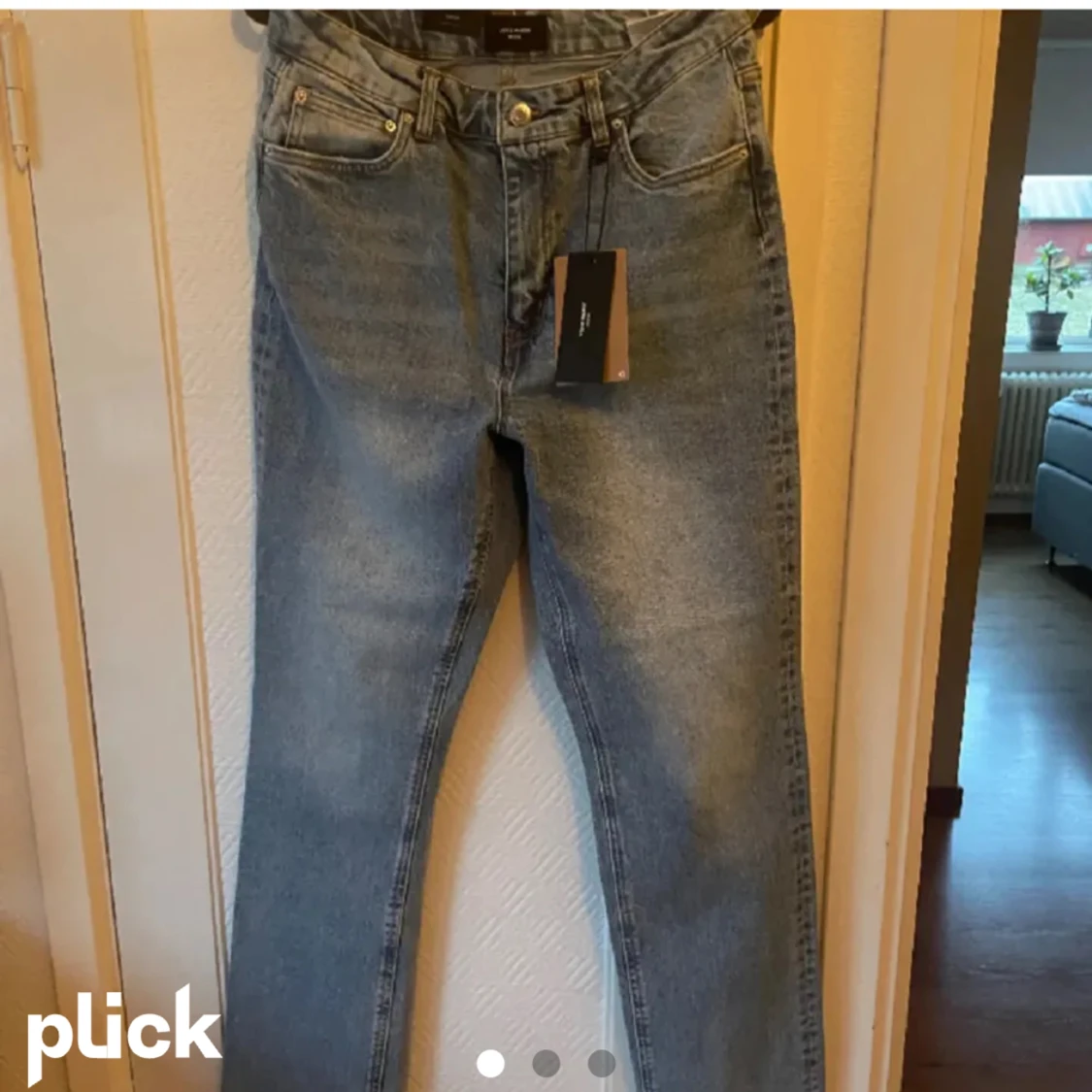 Blåa jeans