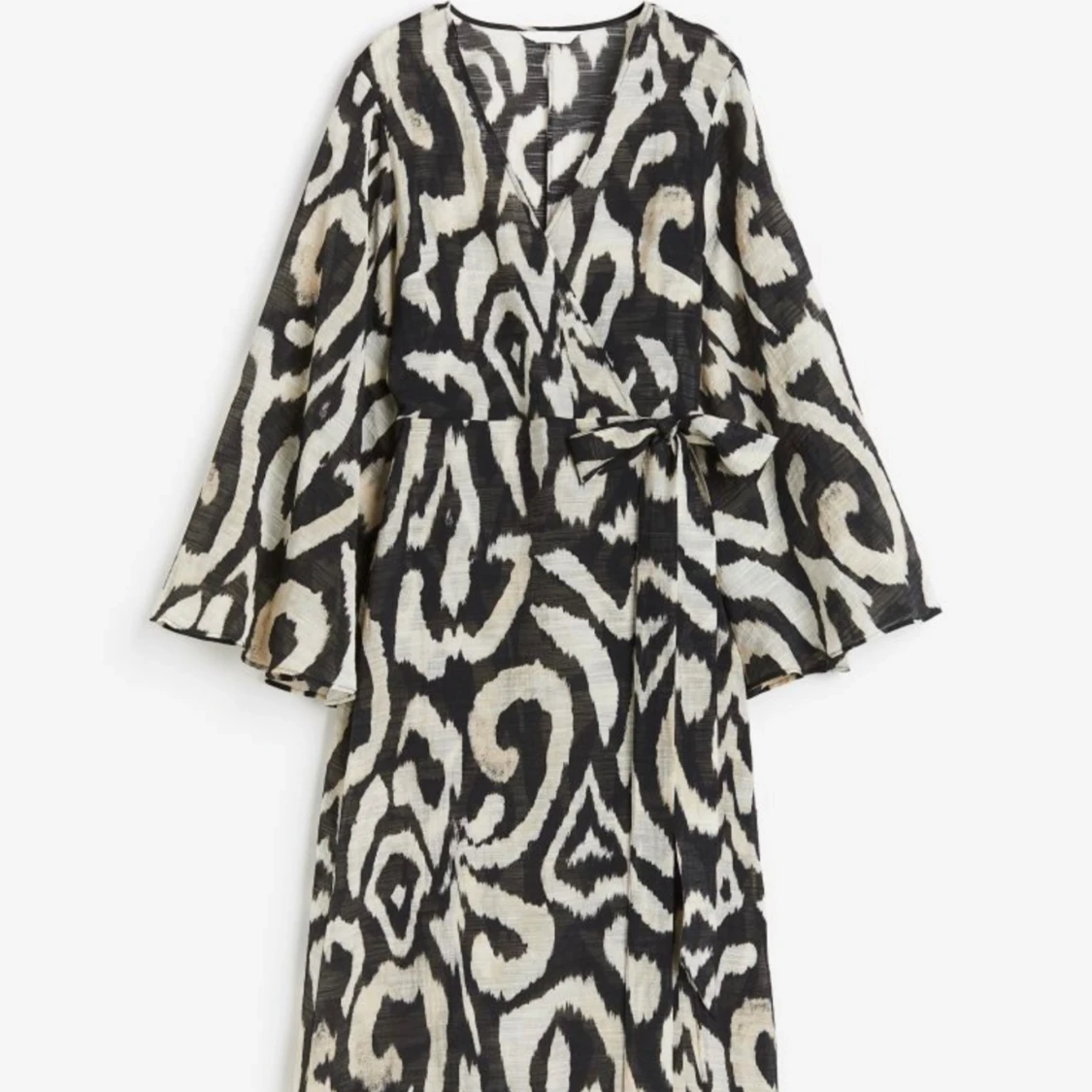 Lång omlottklänning  - 90