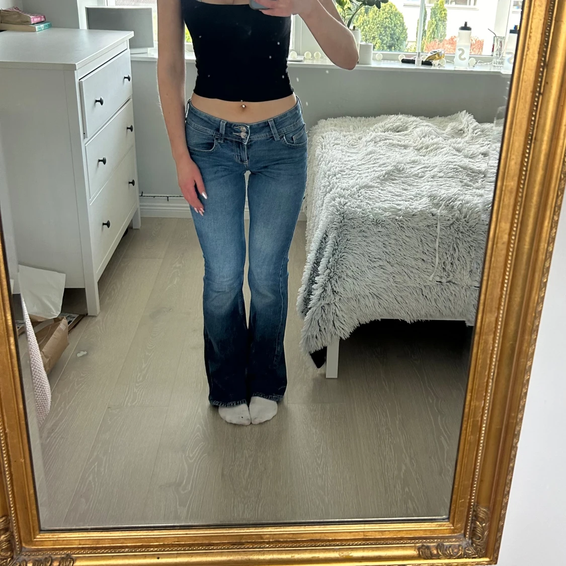 Lågmidjade jeans 