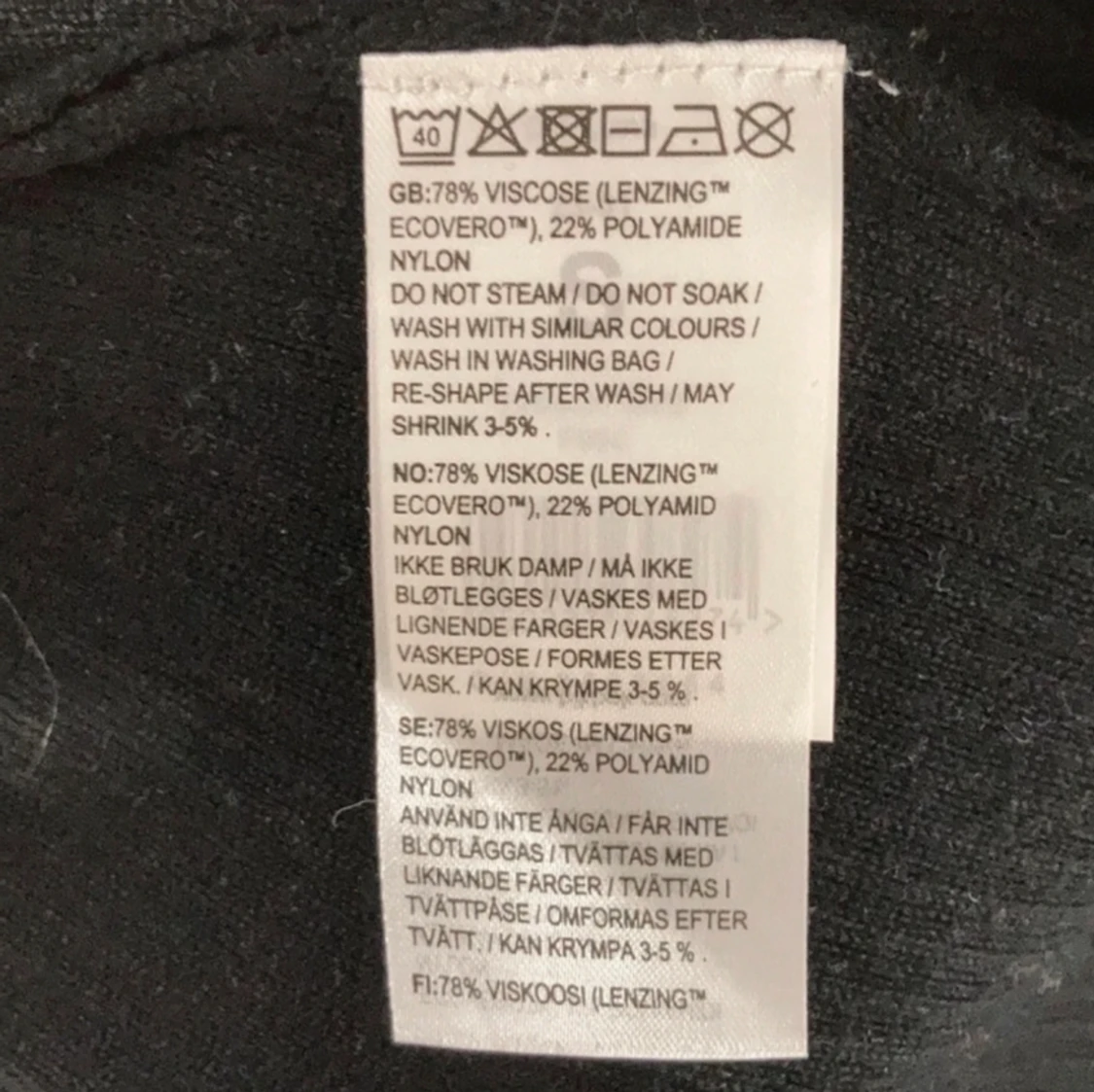 Svart klänning - 91