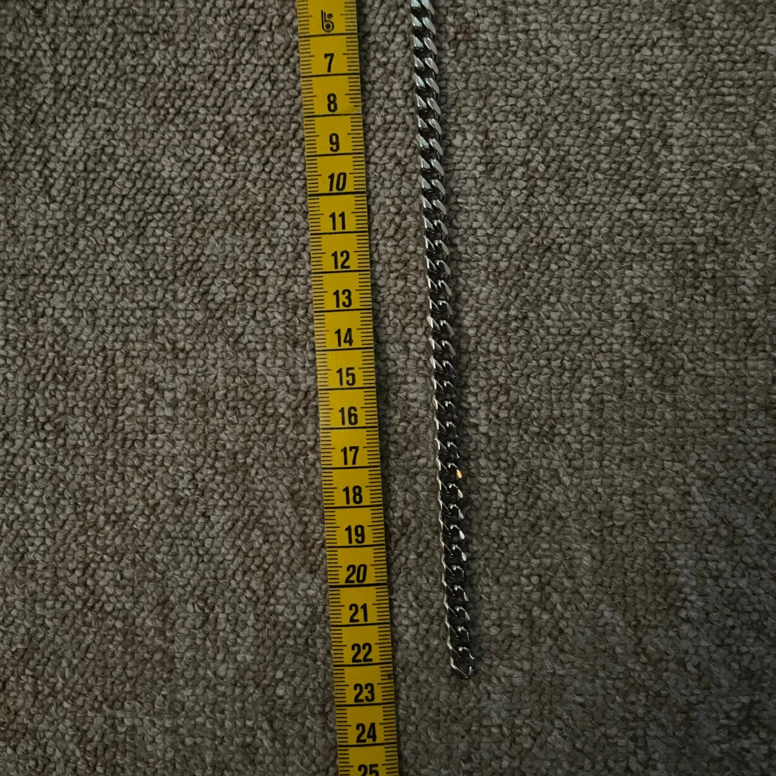 Silverfärgat kedjearmband E. Johanson - 1