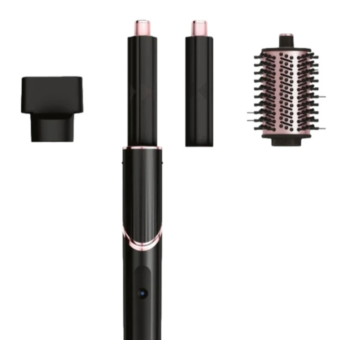 Multifunktionell varmluftsborste med tillbehör