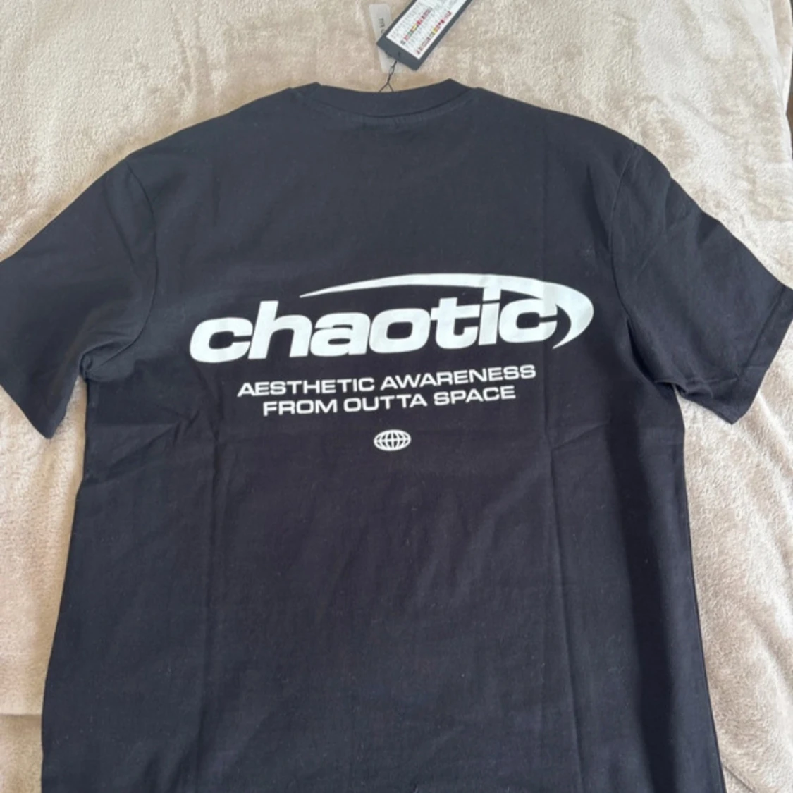 Svart Chaotic t-shirt relaxed fit - 4