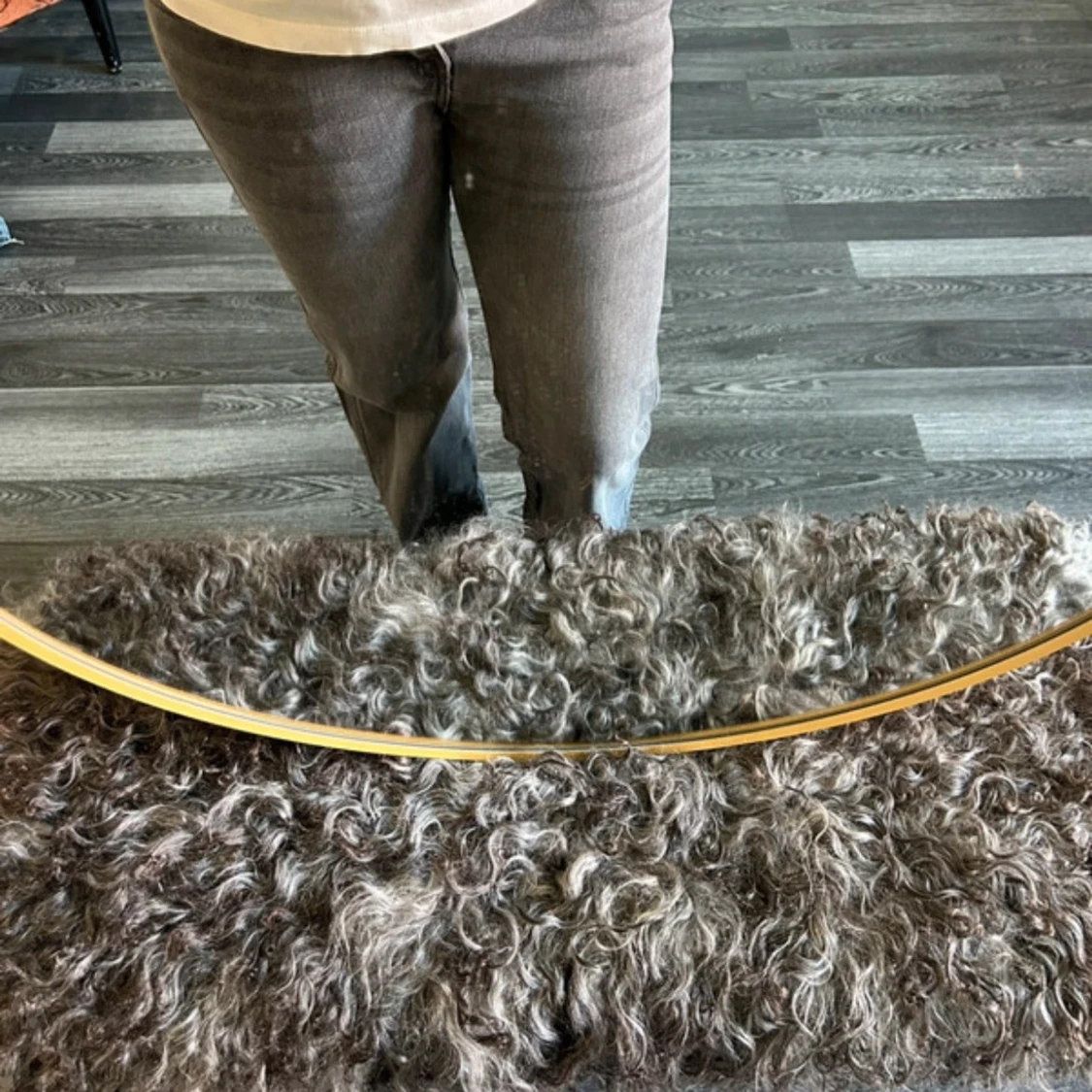 Grå bootcut jeans - 2