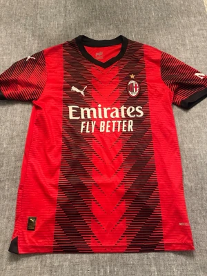 Ac Milan Fotbollströja  - Säljer en Ac Milan Fotbollströja i mycket bra skick. Pris 150 kr. Vid snabb affär är priset diskuterbart!