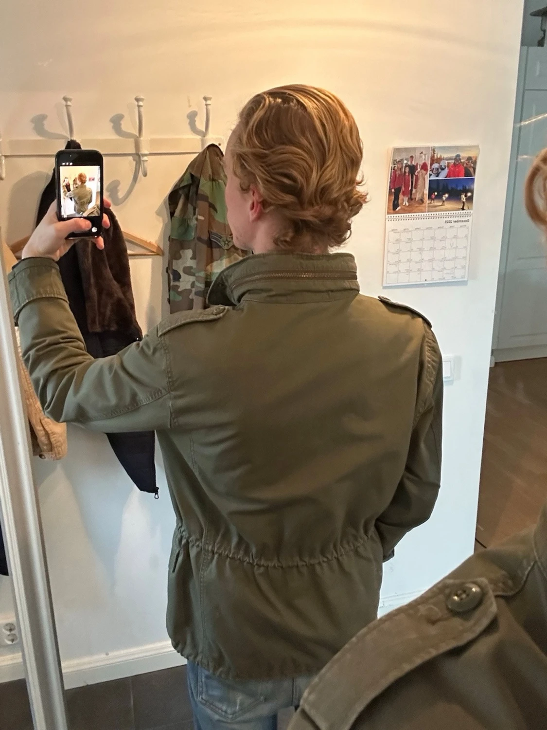 Olivgrön fieldjacket - 1