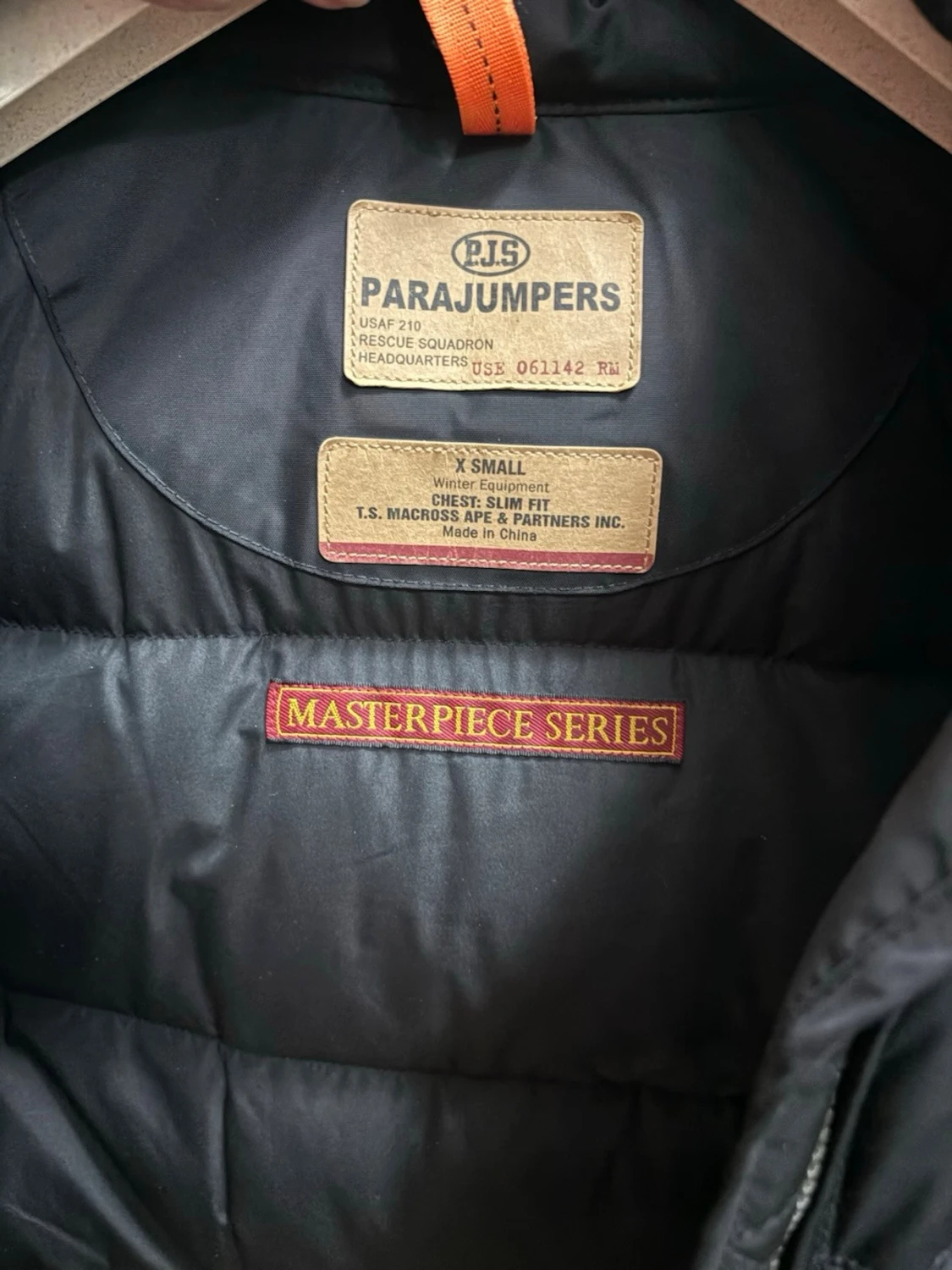 Svart Parajumpers Long Bear  - 5