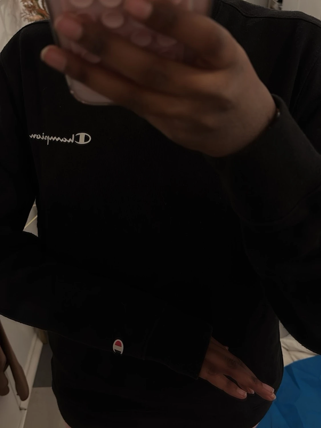 Svart Champion sweatshirt i bomull - 2