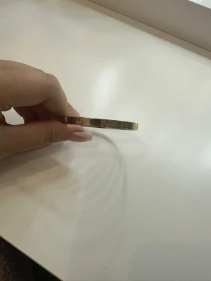 Carti armband  - Bilderna visar ett armband i guldtonad metall med skruvdetaljer inte äkta 