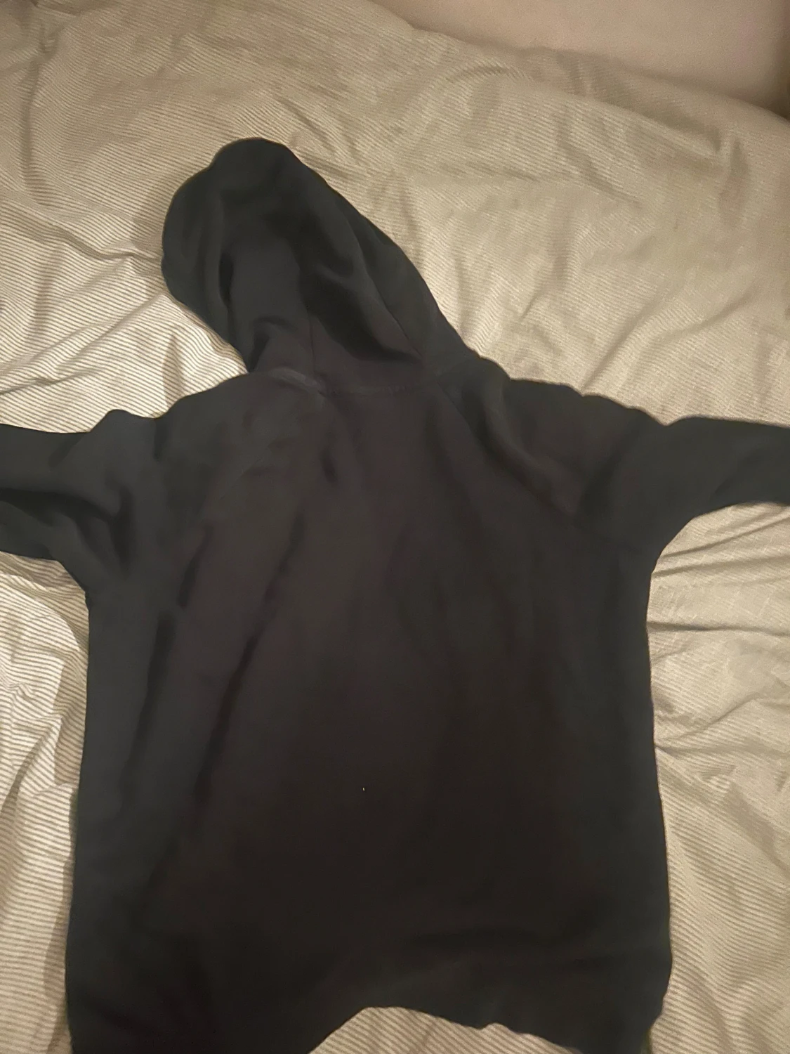 Svart Nike hoodie med vit logga - 1