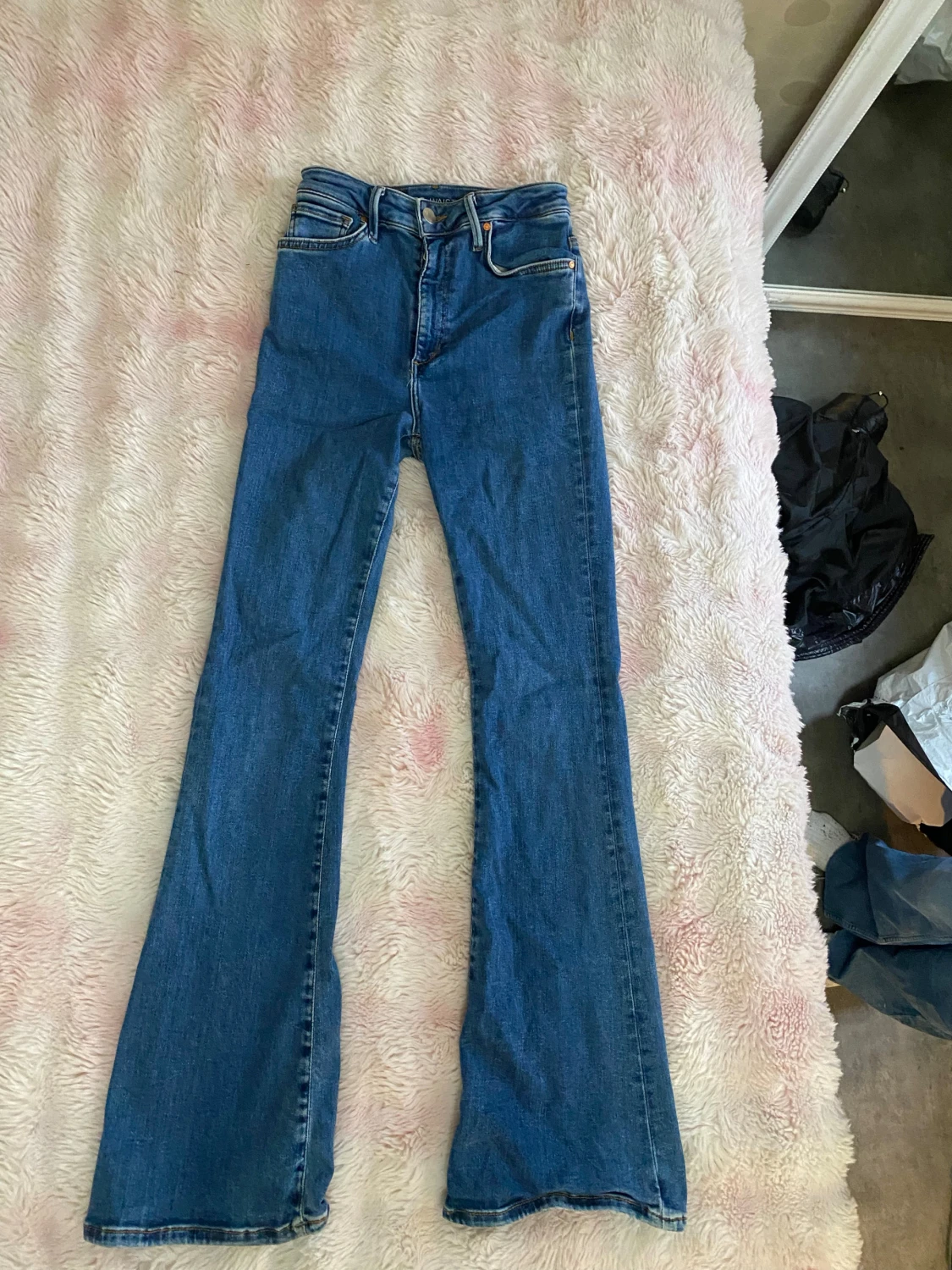 Blå Flare jeans XS - 1