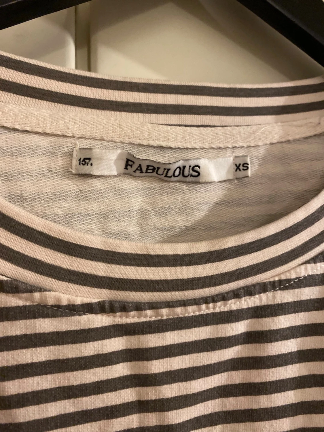 Randig långärmad tröja  XS - 2