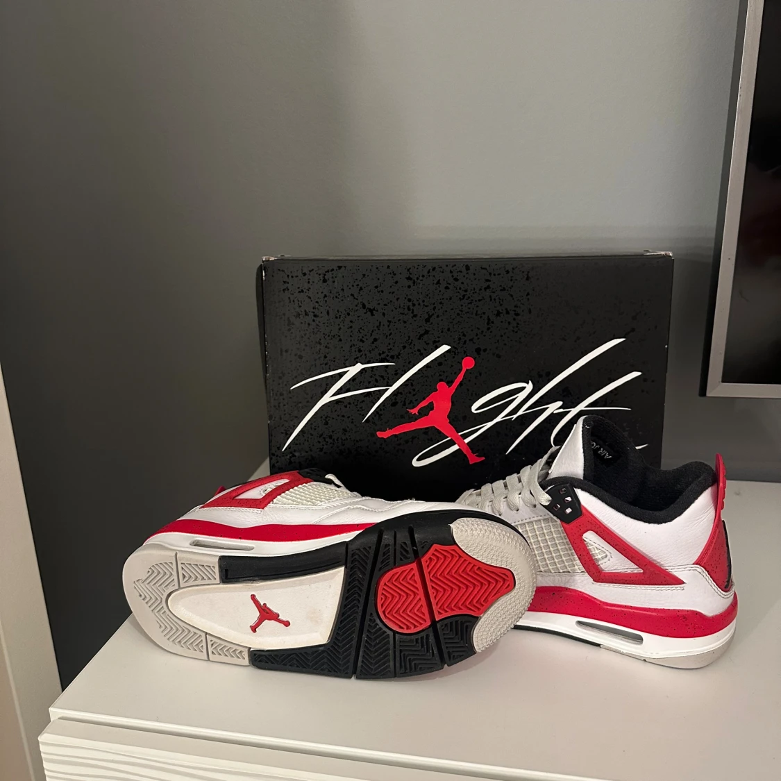 Jordan 4 red cement  - 2