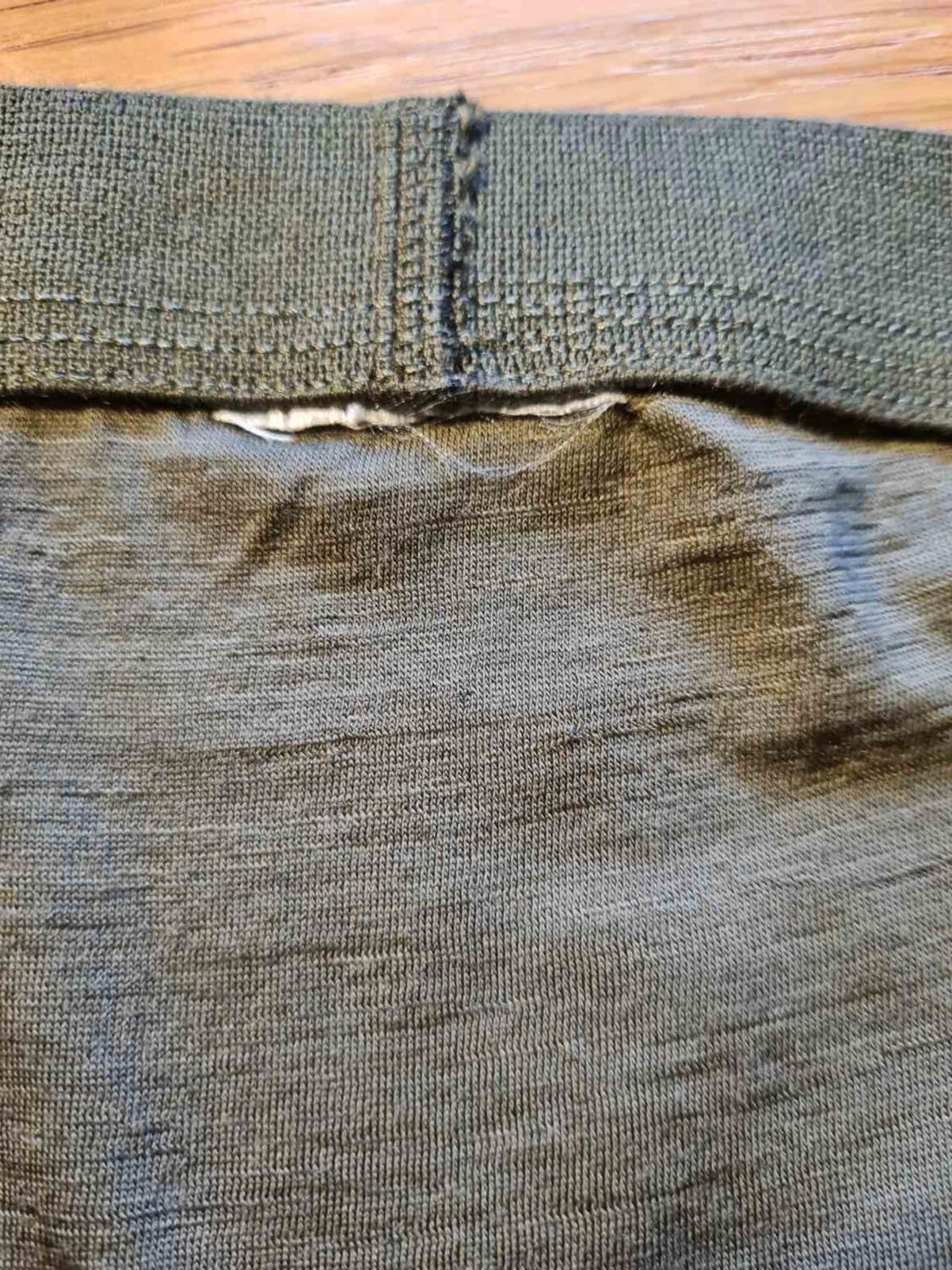 Khaki ullsshorts Aclima strl M  - 2