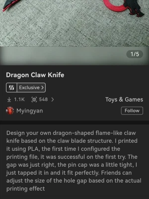 Dragon Claw Knife - Dragon Claw Knife