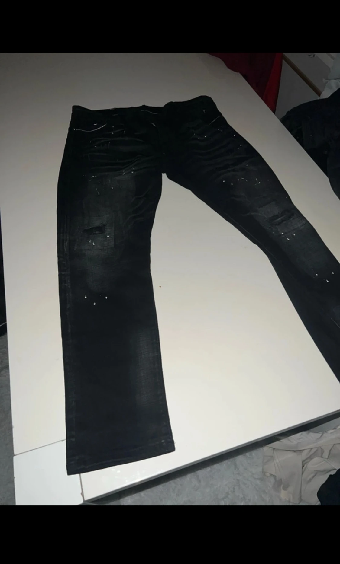 Svarta Dsquared2 jeans med detaljer