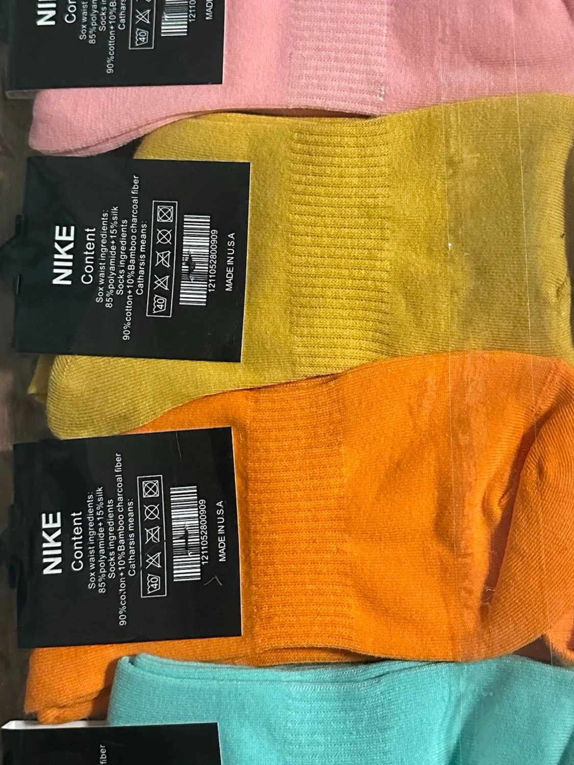 Färgglada Nike strumpor, 12-pack.  - 3