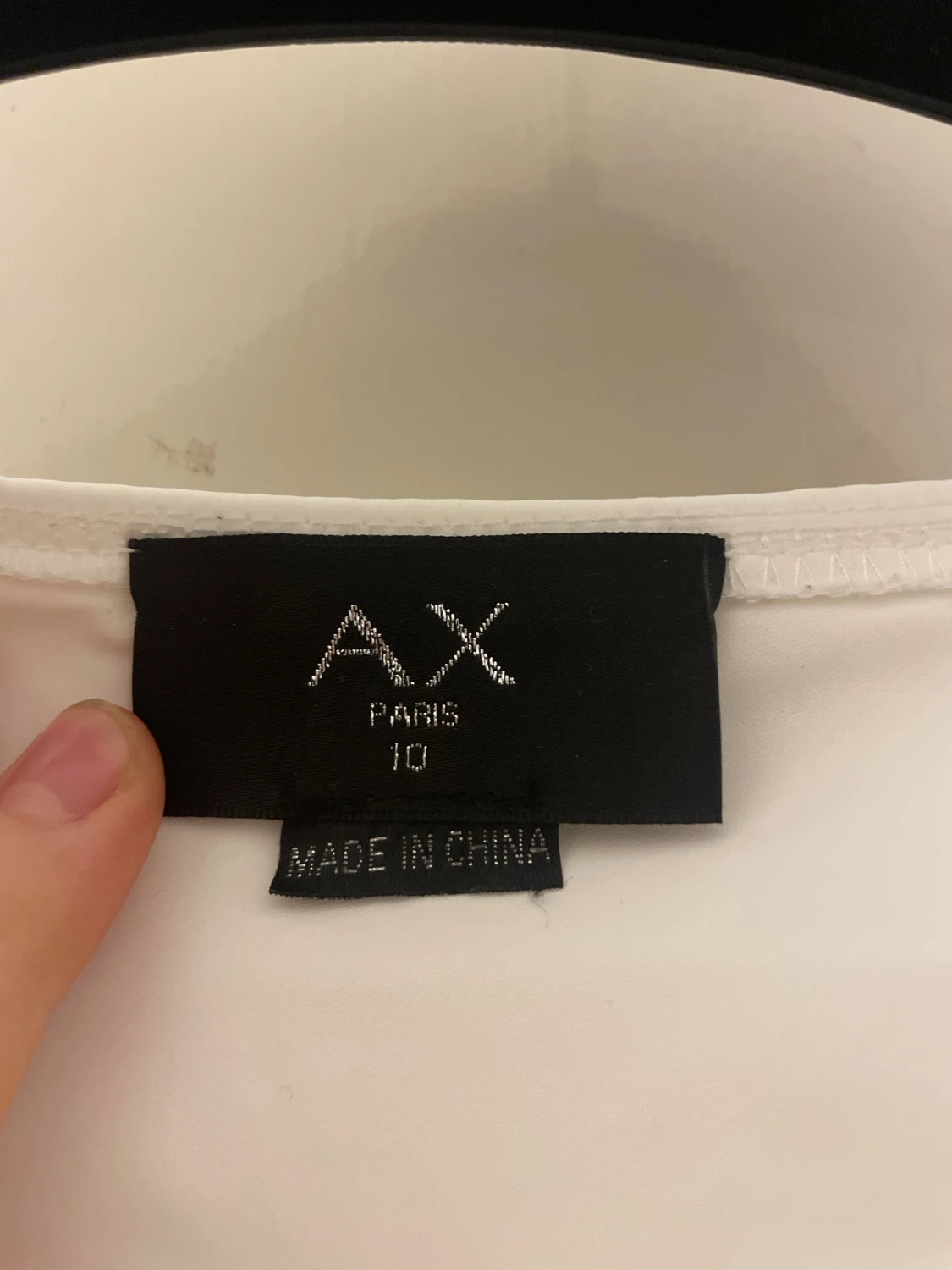 Vit stilren klänning - 1